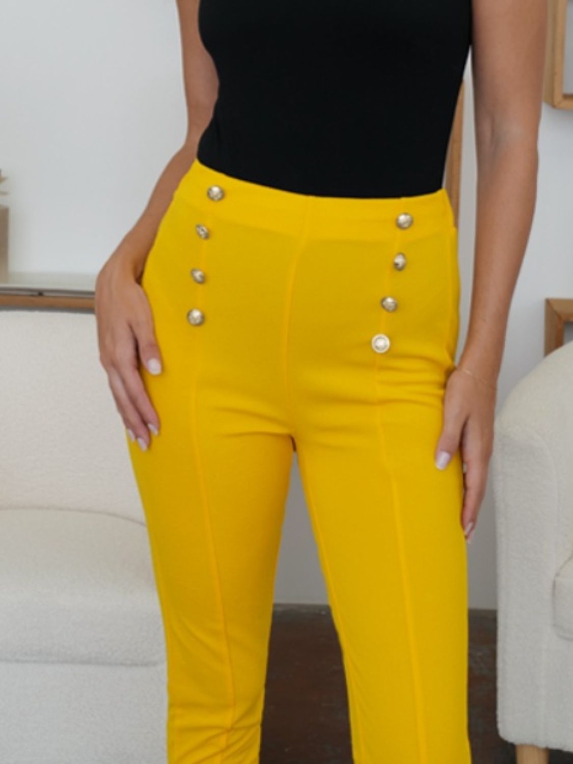 High Waist Skinny Pants