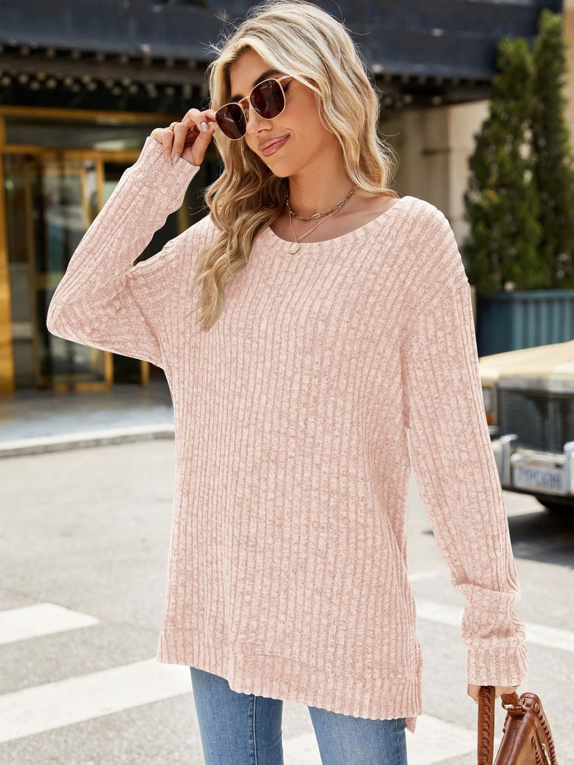 Round Neck Long Sleeve T-Shirt