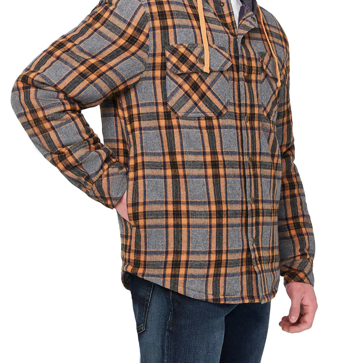 Legendary Outfitters Men’s Shirt Jacket with Hood