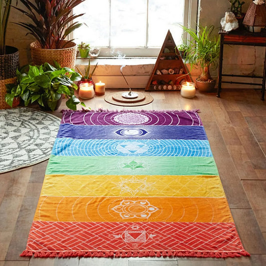 Polyester Bohemian Yoga Mat