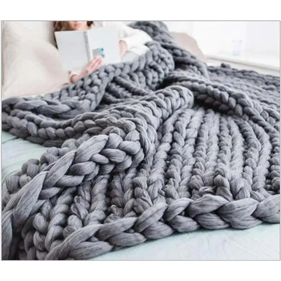 Zen Weighted Knitted Blanket