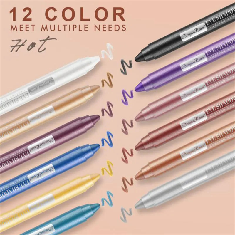 12 Colors Eyeshadow Pencil Set